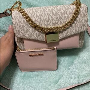 Michael Kors crossbody purse and coin pouch